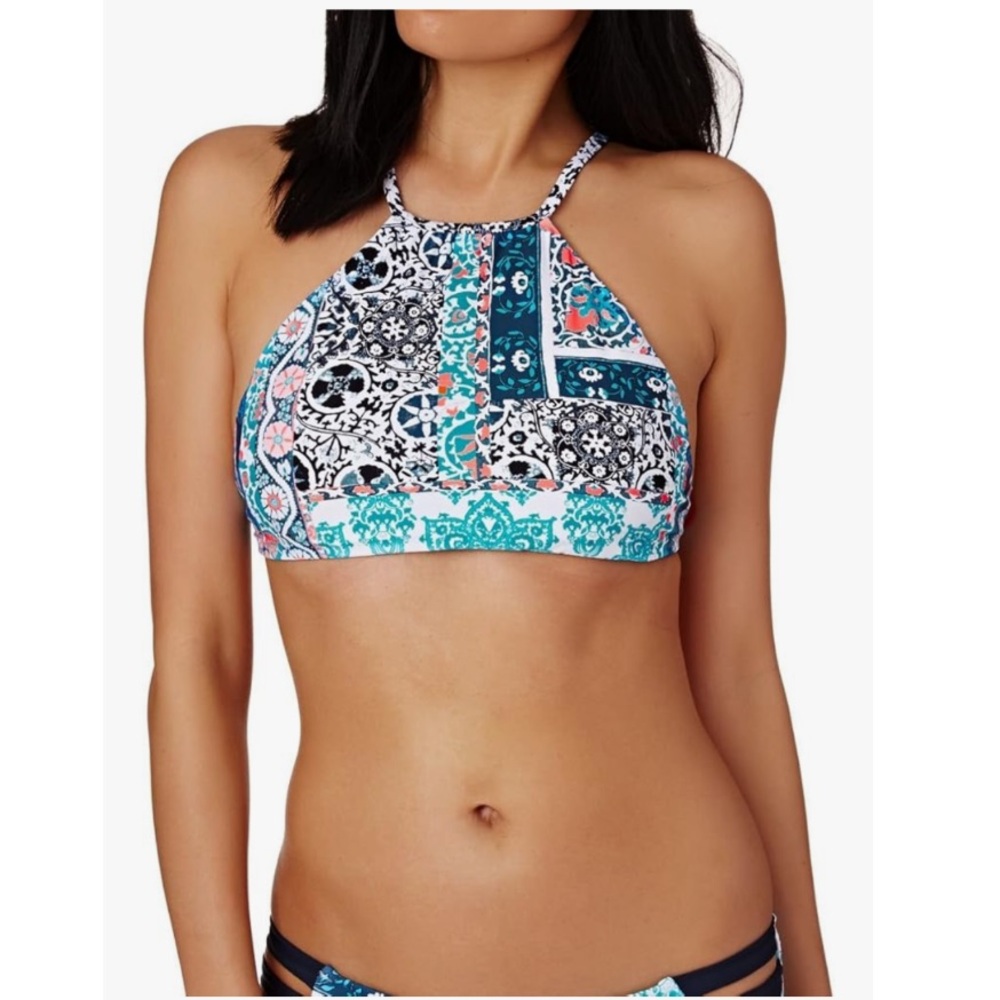 NWT Seafolly Set Silk Market Bahama Two Piece swimsuit 12